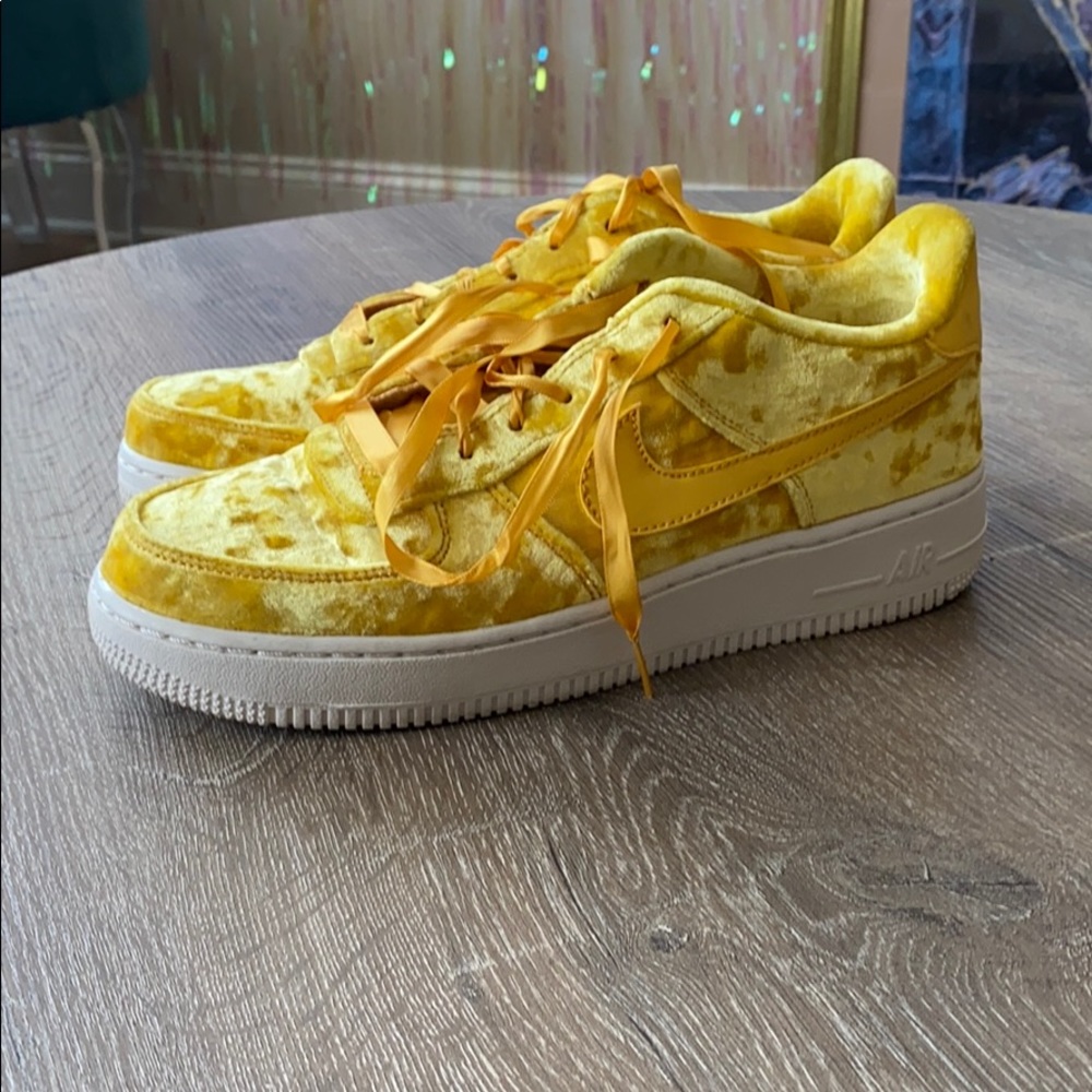 Yellow Velvet Air Force 1